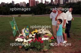 1998, Sao Paulo, Ayrton Senna's Grave