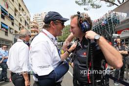 (L to R): Nigel Mansell (GBR) FIA Steward with Christian Horner (GBR) Red Bull Racing Team Principal on the grid. 27.05.2012. Formula 1 World Championship, Rd 6, Monaco Grand Prix, Monte Carlo, Monaco, Race Day