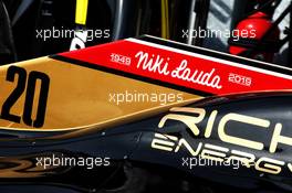 Haas VF-19 - tribute to Niki Lauda. 25.05.2019. Formula 1 World Championship, Rd 6, Monaco Grand Prix, Monte Carlo, Monaco, Qualifying Day.