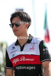 Guanyu Zhou (CHN) Alfa Romeo F1 Team. 09.09.2022. Formula 1 World Championship, Rd 16, Italian Grand Prix, Monza, Italy, Practice Day.