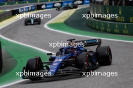 Alexander Albon (THA) Williams Racing FW45 leaves the pits. 03.11.2023. Formula 1 World Championship, Rd 21, Brazilian Grand Prix, Sao Paulo, Brazil, Qualifying Day.