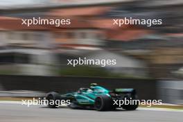 Fernando Alonso (ESP) Aston Martin F1 Team AMR23. 03.11.2023. Formula 1 World Championship, Rd 21, Brazilian Grand Prix, Sao Paulo, Brazil, Qualifying Day.