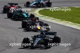 George Russell (GBR) Mercedes AMG F1 W14. 05.11.2023. Formula 1 World Championship, Rd 21, Brazilian Grand Prix, Sao Paulo, Brazil, Race Day.