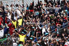 Circuit atmosphere - fans in the grandstand. 05.11.2023. Formula 1 World Championship, Rd 21, Brazilian Grand Prix, Sao Paulo, Brazil, Race Day.