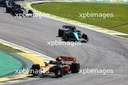 Lando Norris (GBR) McLaren MCL60. 05.11.2023. Formula 1 World Championship, Rd 21, Brazilian Grand Prix, Sao Paulo, Brazil, Race Day.