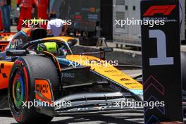 Lando Norris (GBR) McLaren MCL60 - first in Sprint Shootout. 04.11.2023. Formula 1 World Championship, Rd 21, Brazilian Grand Prix, Sao Paulo, Brazil, Sprint Day.