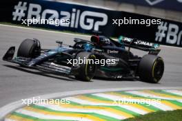 George Russell (GBR) Mercedes AMG F1 W14. 04.11.2023. Formula 1 World Championship, Rd 21, Brazilian Grand Prix, Sao Paulo, Brazil, Sprint Day.