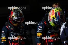 Max Verstappen (NLD), Red Bull Racing Sergio Perez (MEX), Red Bull Racing  04.11.2023. Formula 1 World Championship, Rd 21, Brazilian Grand Prix, Sao Paulo, Brazil, Sprint Day.