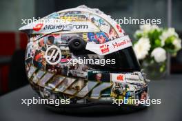 The helmet of Nico Hulkenberg (GER) Haas F1 Team. 02.11.2023. Formula 1 World Championship, Rd 21, Brazilian Grand Prix, Sao Paulo, Brazil, Preparation Day.
