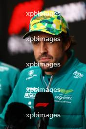 Fernando Alonso (ESP) Aston Martin F1 Team. 02.11.2023. Formula 1 World Championship, Rd 21, Brazilian Grand Prix, Sao Paulo, Brazil, Preparation Day.