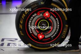 Red Bull Racing Pirelli tyre - Pokerstars. 16.11.2023. Formula 1 World Championship, Rd 22, Las Vegas Grand Prix, Las Vegas, Nevada, USA, Practice Day.