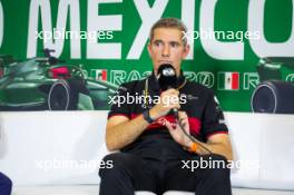 Xevi Pujolar (ESP) Alfa Romeo F1 Team Head of Trackside Engineering in the FIA Press Conference. 27.10.2023. Formula 1 World Championship, Rd 20, Mexican Grand Prix, Mexico City, Mexico, Practice Day.