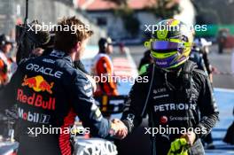 Max Verstappen (NLD), Red Bull Racing Lewis Hamilton (GBR), Mercedes AMG F1   29.10.2023. Formula 1 World Championship, Rd 20, Mexican Grand Prix, Mexico City, Mexico, Race Day.