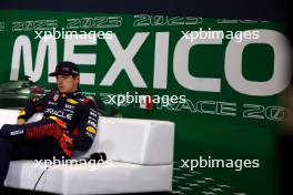 Max Verstappen, Red Bull Racing, in the post Qualifying Press Conference 28.10.2023. Formula 1 World Championship, Rd 20, Mexican Grand Prix, Mexico City, Mexico, Qualifying Day.