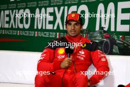 Carlos Sainz, Scuderia Ferrari, in the post Qualifying Press Conference 28.10.2023. Formula 1 World Championship, Rd 20, Mexican Grand Prix, Mexico City, Mexico, Qualifying Day.
