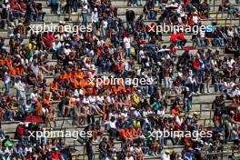 Circuit atmosphere - fans in the grandstand. 28.10.2023. Formula 1 World Championship, Rd 20, Mexican Grand Prix, Mexico City, Mexico, Qualifying Day.