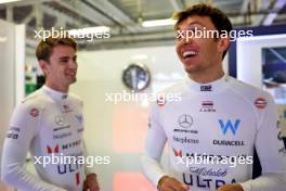 (L to R): Logan Sargeant (USA) Williams Racing with Alexander Albon (THA) Williams Racing. 28.10.2023. Formula 1 World Championship, Rd 20, Mexican Grand Prix, Mexico City, Mexico, Qualifying Day.