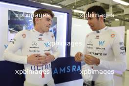(L to R): Logan Sargeant (USA) Williams Racing with Alexander Albon (THA) Williams Racing. 28.10.2023. Formula 1 World Championship, Rd 20, Mexican Grand Prix, Mexico City, Mexico, Qualifying Day.