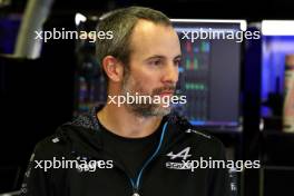 Jon Abbott (GBR) Alpine F1 Team Race Engineer. 26.10.2023. Formula 1 World Championship, Rd 20, Mexican Grand Prix, Mexico City, Mexico, Preparation Day.
