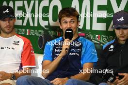 Alexander Albon (THA) Williams Racing in the FIA Press Conference. 26.10.2023. Formula 1 World Championship, Rd 20, Mexican Grand Prix, Mexico City, Mexico, Preparation Day.