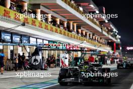 Lewis Hamilton (GBR) Mercedes AMG F1 W14 leaves the pits. 06.10.2023 Formula 1 World Championship, Rd 18, Qatar Grand Prix, Doha, Qatar, Qualifying Day.