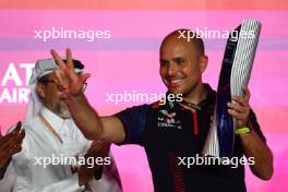Gianpiero Lambiase (ITA) Red Bull Racing Engineer. 08.10.2023. Formula 1 World Championship, Rd 18, Qatar Grand Prix, Doha, Qatar, Race Day.