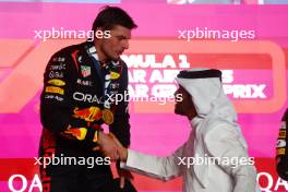 1st place  Max Verstappen (NLD) Red Bull Racing with Mohammed Bin Sulayem (UAE) FIA President. 08.10.2023. Formula 1 World Championship, Rd 18, Qatar Grand Prix, Doha, Qatar, Race Day.