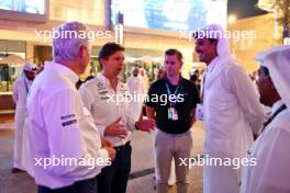 Matthew Savage, Dorilton Capital Chairman - Williams Racing Director and James Vowles (GBR) Williams Racing Team Principal with Sheikh Tamim bin Hamad Al Thani (QAT) Emir of Qatar. 08.10.2023. Formula 1 World Championship, Rd 18, Qatar Grand Prix, Doha, Qatar, Race Day.
