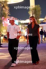 (L to R): Mick Schumacher (GER) Mercedes AMG F1 Reserve Driver with his girlfriend Laila Hasanovic (DEN). 08.10.2023. Formula 1 World Championship, Rd 18, Qatar Grand Prix, Doha, Qatar, Race Day.