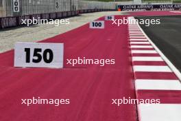 Circuit atmosphere - brake marker. 05.10.2023. Formula 1 World Championship, Rd 18, Qatar Grand Prix, Doha, Qatar, Preparation Day.