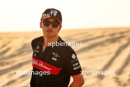 Zhou Guanyu (CHN) Alfa Romeo F1 Team - Desert Dune Buggy experience. 04.10.2023. Formula 1 World Championship, Rd 18, Qatar Grand Prix, Doha, Qatar, Preparation Day.