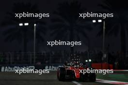 Charles Leclerc (MON) Ferrari SF-23 sends sparks flying. 24.11.2023. Formula 1 World Championship, Rd 23, Abu Dhabi Grand Prix, Yas Marina Circuit, Abu Dhabi, Practice Day.