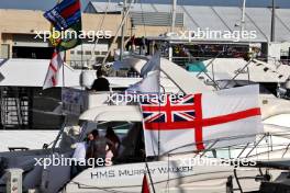 Circuit atmosphere - HMS Murray Walker boat in the harbour. 23.11.2023. Formula 1 World Championship, Rd 23, Abu Dhabi Grand Prix, Yas Marina Circuit, Abu Dhabi, Preparation Day.
