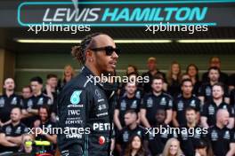 Lewis Hamilton (GBR) Mercedes AMG F1 at a team photograph. 23.11.2023. Formula 1 World Championship, Rd 23, Abu Dhabi Grand Prix, Yas Marina Circuit, Abu Dhabi, Preparation Day.