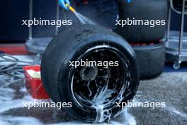 Pirelli tyre washed. 20.10.2023. Formula 1 World Championship, Rd 19, United States Grand Prix, Austin, Texas, USA, Qualifying Day