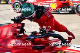 Pole sitter Charles Leclerc (MON) Ferrari SF-23 in qualifying parc ferme. 20.10.2023. Formula 1 World Championship, Rd 19, United States Grand Prix, Austin, Texas, USA, Qualifying Day