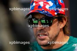 Fernando Alonso (ESP) Aston Martin F1 Team. 19.10.2023. Formula 1 World Championship, Rd 19, United States Grand Prix, Austin, Texas, USA, Preparation Day.