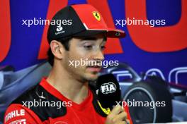 Charles Leclerc (MON) Ferrari in the FIA Press Conference. 19.10.2023. Formula 1 World Championship, Rd 19, United States Grand Prix, Austin, Texas, USA, Preparation Day.