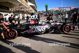 Haas VF-23 - USA livery. 19.10.2023. Formula 1 World Championship, Rd 19, United States Grand Prix, Austin, Texas, USA, Preparation Day.