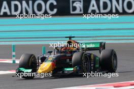 Dennis Hauger (DEN) MP Motorsport. 24.11.2023. Formula 2 Championship, Rd 14, Yas Marina Circuit, Abu Dhabi, UAE, Friday.