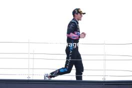 Race winner Jack Doohan (AUS) Invicta Virtuosi Racing celebrates on the podium. 26.11.2023. Formula 2 Championship, Rd 14, Yas Marina Circuit, Abu Dhabi, UAE, Feature Race, Sunday.