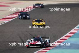 Sebastien Buemi (SUI) / Brendon Hartley (NZL) / Ryo Hirakawa (JPN) #08 Toyota Gazoo Racing, Toyota GR010, Hybrid. 04.11.2023. FIA World Endurance Championship, Round 7, Eight Hours of Bahrain, Sakhir, Bahrain, Saturday.