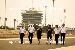 Mike Conway (GBR) and Jose Maria Lopez (ARG) #07 Toyota Gazoo Racing walk the circuit with the team. 02.11.2023. FIA World Endurance Championship, Round 7, Eight Hours of Bahrain, Sakhir, Bahrain, Thursday.