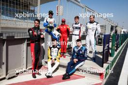 Rookie drivers including Valentino Rossi (ITA) Team WRT; Lilou Wadoux (FRA); Josh Pierson (USA), Ben Barnicoat (GBR) and Jack Hawksworth (GBR). 06.11.2023. FIA World Endurance Championship, Rookie Test, Sakhir, Bahrain, Sunday.
