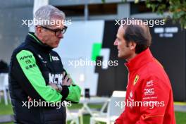 Alessandro Alunni Bravi (ITA) Sauber Managing Director and Team Representative (Left). 21.03.2024. Formula 1 World Championship, Rd 3, Australian Grand Prix, Albert Park, Melbourne, Australia, Preparation Day.