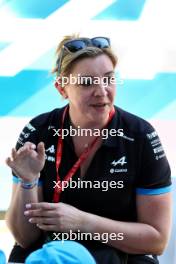 Hannah Bevan (GBR) Alpine F1 Team Trackside Activations Senior Manager. 21.03.2024. Formula 1 World Championship, Rd 3, Australian Grand Prix, Albert Park, Melbourne, Australia, Preparation Day.