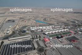 An aerial view of the circuit. 01.03.2024. Formula 1 World Championship, Rd 1, Bahrain Grand Prix, Sakhir, Bahrain, Qualifying Day.