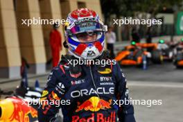 Max Verstappen (NLD) Red Bull Racing celebrates his pole position in qualifying parc ferme. 01.03.2024. Formula 1 World Championship, Rd 1, Bahrain Grand Prix, Sakhir, Bahrain, Qualifying Day.