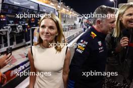 (L to R): Geri Horner (GBR) Singer with her husband Christian Horner (GBR) Red Bull Racing Team Principal at the end of the race. 02.03.2024. Formula 1 World Championship, Rd 1, Bahrain Grand Prix, Sakhir, Bahrain, Race Day.