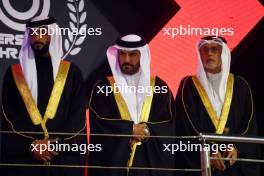 Mohammed Bin Sulayem (UAE) FIA President (Centre) on the podium. 02.03.2024. Formula 1 World Championship, Rd 1, Bahrain Grand Prix, Sakhir, Bahrain, Race Day.